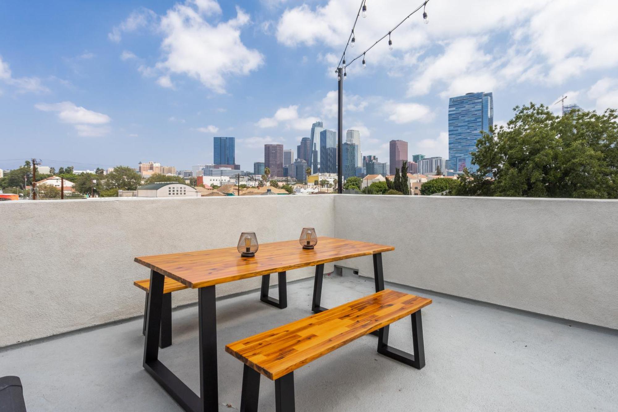 Stylish Dtla Home With Views Los Angeles Bagian luar foto