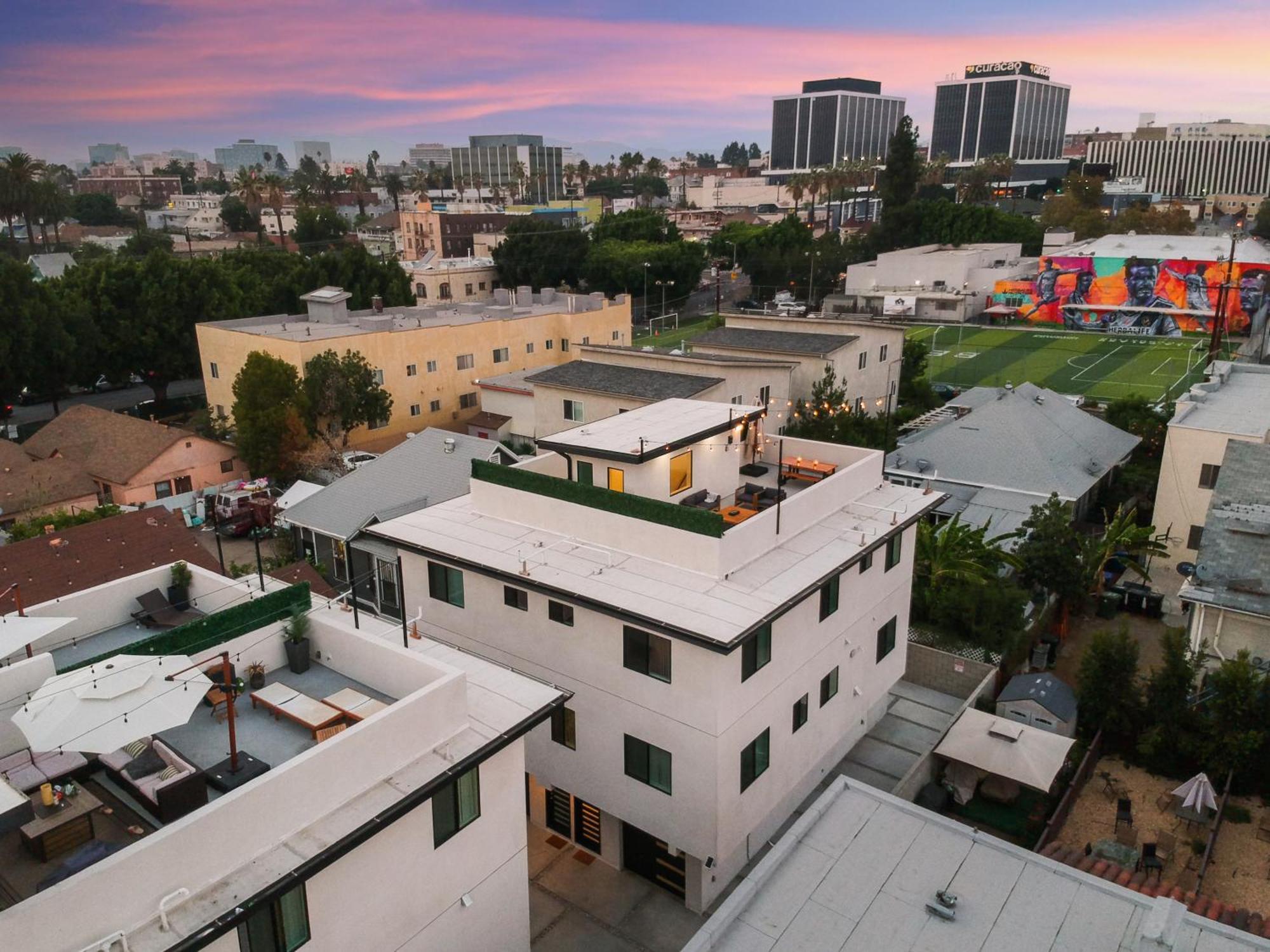 Stylish Dtla Home With Views Los Angeles Bagian luar foto